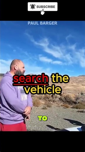 He Said "Search?"... Driver Said NO!