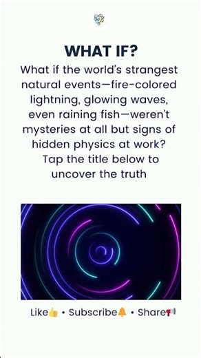 Why Nature Creates Such Strange Phenomena?