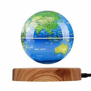 [Hot Item] Rotating Magnetic Levitation Floating Desk 6inch Globe Lamp Light for Gift Office Eduction