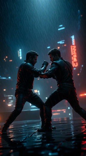 “Epic Rooftop Fight! Futuristic Hero vs Drones | Sci-Fi Action Short”