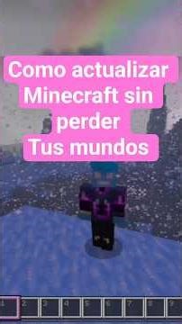 Como actualizar #minecraft sin perder Tus mundos