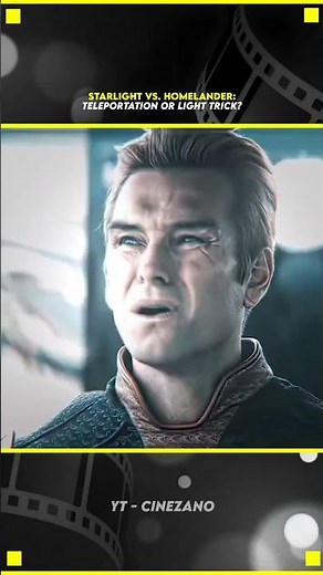 Starlight vs Homelander, Teleportation or Light Trick? || #shorts