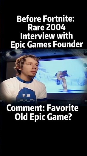 Before Fortnite: Rare 2004 Interview with Epic Games Founder #fortnite #epicgames #youtubeshorts