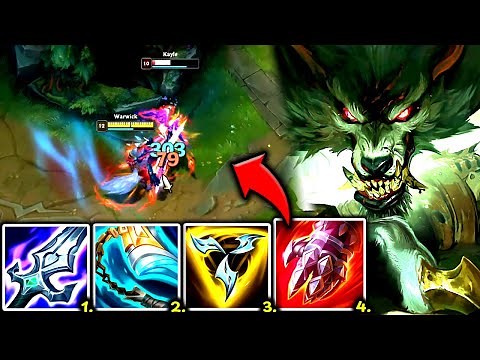 WARWICK TOP IS NOW FANTASTIC (AND I 100% RECOMMEND IT) - S14 Warwick TOP Gameplay Guide