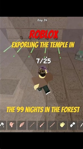 Exploring the Temple in 99 Nights in the Forest!