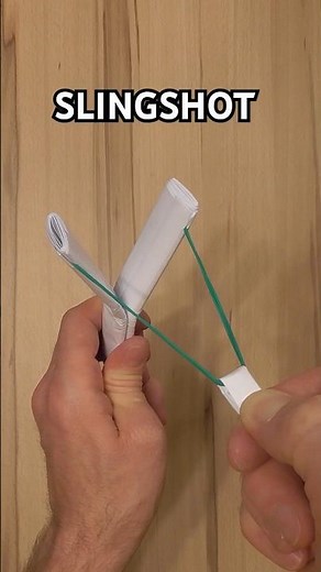 EASY PAPER POWERFUL SLINGSHOT STEP BY STEP | How to make a SLINGSHOT PAPER #diy #origami