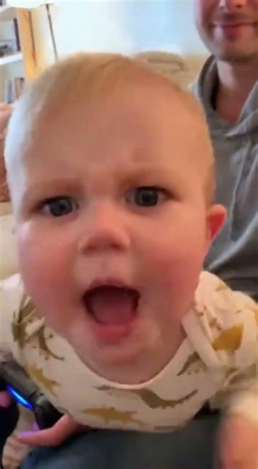 😤 Baby Gets Angry When Mom Yells at Dad 👶#funny #meme #baby #shorts #family