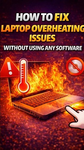 Laptop Overheating? Fix It FAST! #shorts
