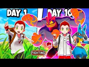 I Spend 100 Day With Only Fighting Type Pokemon in Pokemon Sword & Shield [ FULL POKEMON MOVIE ]