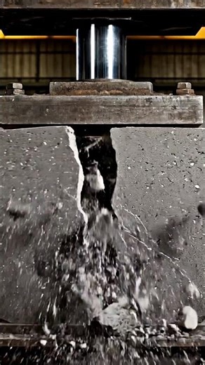 Hydraulic Press vs Chalk, Plaster, Clay & Cement 💥 | Extreme Crush Test 😈