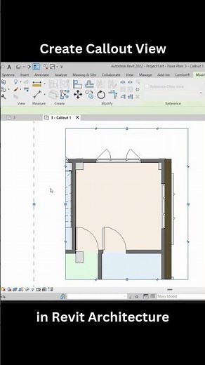 How to Create Callout View in Revit Architecture | Detailed View Creation