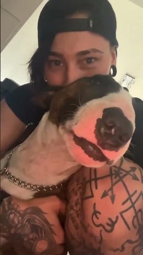 Rhea Ripley and her dog 8/19/2022