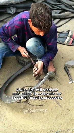 Precision Tire Cutting With Makino CNC Mill