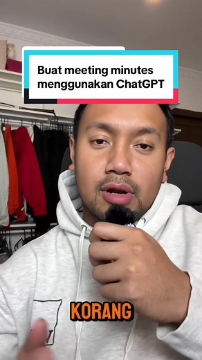 Buat Meeting Minutes Menggunakan ChatGPT