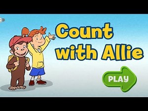 Counting Fun with Curious George! "Count with Allie" Game on PBS Kids 🎉