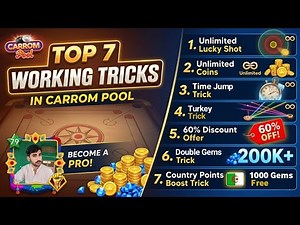 TOP 7 WORKING TRICKS OF CARROM POOL 2026 | JAMOT GAMING