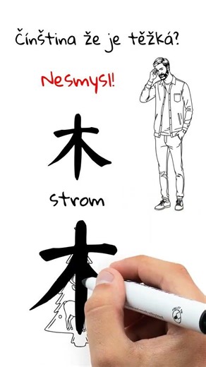 木， 林， 森