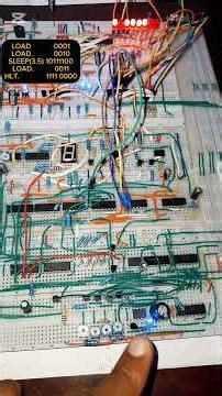 Running the First Program🖥🧮#electronics #digitallogic #engineering #electronic #diy #engineer
