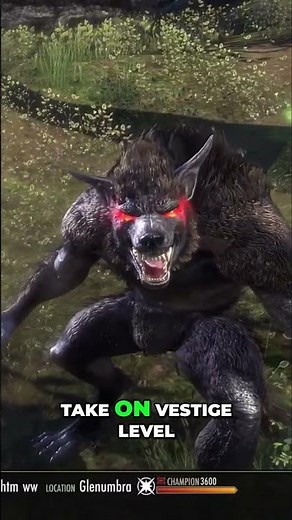 DOMINATE Vestige In ESO With This Unkillable Werewolf Build #shorts