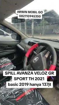 SPILL AVANZA VELOZ GR SPORT TH 2021 basic 2019 hanya 137jt#bluebirdkramatjati