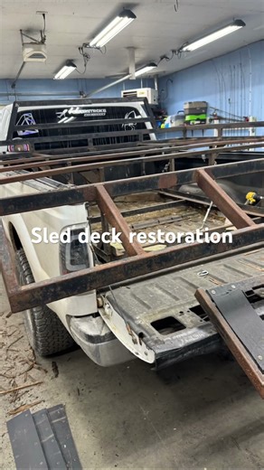 Doing a sled deck restoration he’s pt1