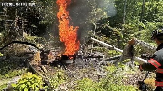 Pilot injured in Danbury, NH helicopter crash