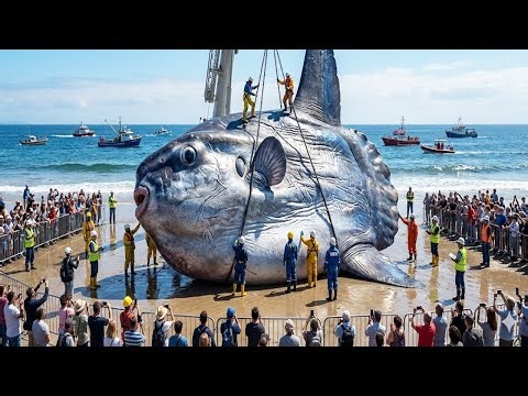 Monster Sunfish Battle – Fishermen vs Giant Mola Mola!