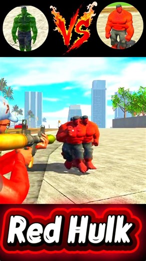 Red Hulk vs Everything 😈 | Ultimate Challenge 💥 | Ibd3d 🥵 #shorts #shortsfeed