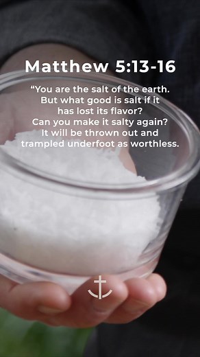 10K views · 584 reactions | You are the salt of the earth; but if the salt loses its flavor, how shall it be seasoned?Matthew 5:13-16 | Hope.Study | Facebook