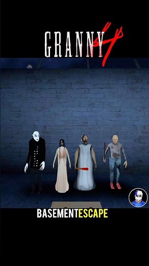 Granny 4 The Rebellion Basement Escape 😱 #shorts #granny #gaming #gameplay