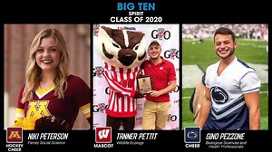 2.9K views · 85 reactions | We present the 2020 graduating class from the Big Ten Spirit Programs, and send these smart, dedicated, and determined cheerleaders, dancers, and mascots into the world with all of our love, gratitude, and hope. We do not own the rights to this song. | The Ohio State University Cheerleaders | Facebook