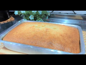 BOLO SIMPLES MASSA FOFINHA AMANTEIGADA NO LIQUIDIFICADOR