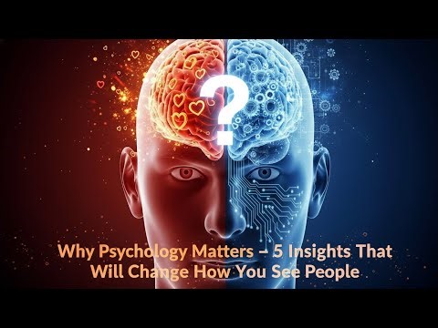 Why Psychology Matters | 5 Powerful Insights That Change How You See People