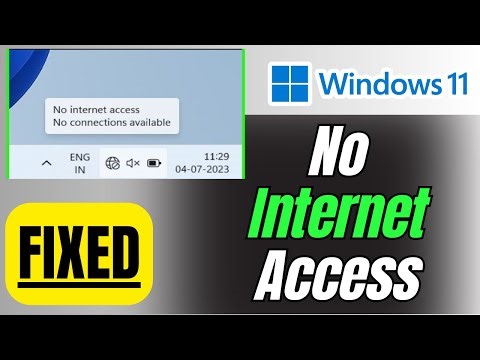How to Fix No Internet Access on Windows 11 | Step-by-Step Guide