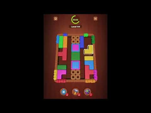 Wood Block Jam Levels 111-112-113-114-115-116-117-118-119-120