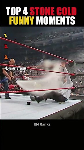 TOP 4 STONE COLD FUNNY MOMENTS 😂🍺 #wweshorts