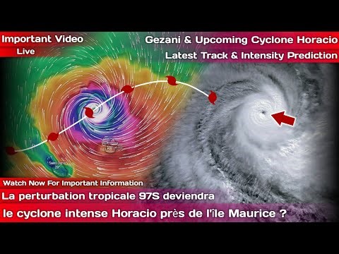 La perturbation tropicale 97S deviendra le cyclone intense Horacio près de l'île Maurice ?