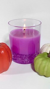 🕯️Wickedly Scented. Dangerously Cute. Meet Our Sugared Pumpkin Butter Candle 🎃 Purple gel wax? Check. Metallic leaf? Double check. EcoLux wax in haunted lilac? Hell yes. This Halloween candle is giving ✨ glam witch ✨ and smells like pumpkin butter dreams. Don’t sleep on sparkle season, friends. #HalloweenAesthetic #CandleLoversClub #SugaredPumpkinButter #FallCandles #WitchyCandleVibes #HandmadeMagic | Candle Haven