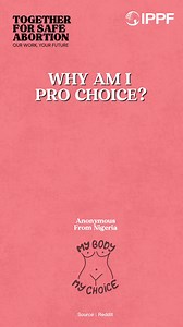 Why be pro-choice? This answer is the perfect reminder: Being...