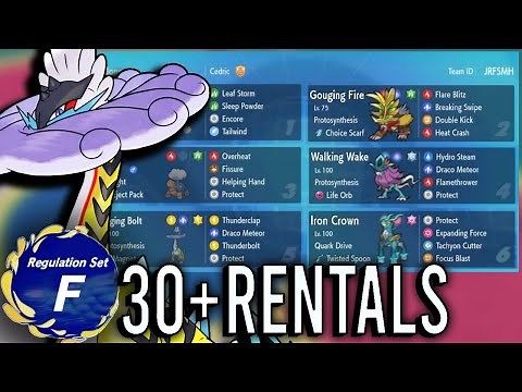 30+ Rental Teams for VGC Regulation F (Pokemon Scarlet/Violet)