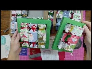 Candy Box punch board in Shadow Box frames for any amount. We R Memory Keepers