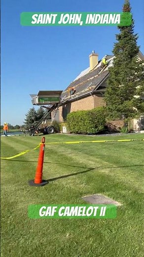 GAF Camelot II - Premium Roofing System. Color: Royal Slate #fyp #indiana #totalroofing #trc
