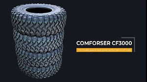 Comforser CF3000 M/T All-Terrain Radial Tire - 37x13.50R20 127Q