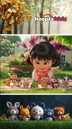 Animal Sounds Song by HooplaKidz #shorts #nurseryrhymes #kidssongs #hooplakidz