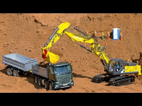 MEGA XXL RC TRUCK RC MACHINE COLLECTION!! RC MODEL TRUCKS, RC TRACTORS, RC EXCAVATORS IN ACTION