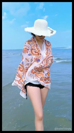 夏の旅行コーデの神バランス 👙 #ビーチ