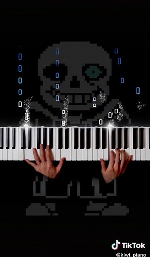 "MEGALOVANIA"샌즈💀 Piano easy🎹 You only need 1min to play #undertale #... | megalovania piano