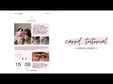 valentine's day / letter themed carrd tutorial — © yj4won