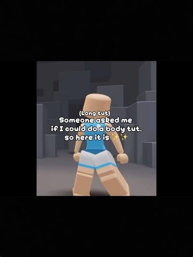 #roblox #tutorial #body