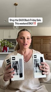 Gift him something he’ll actually wear (and you’ll actually enjoy seeing). 🤩 Shop the SAXX sale before it disappears. From Nov 27 - Dec 1 only. @brookescheurn & @rhettscheurn | SAXX Underwear